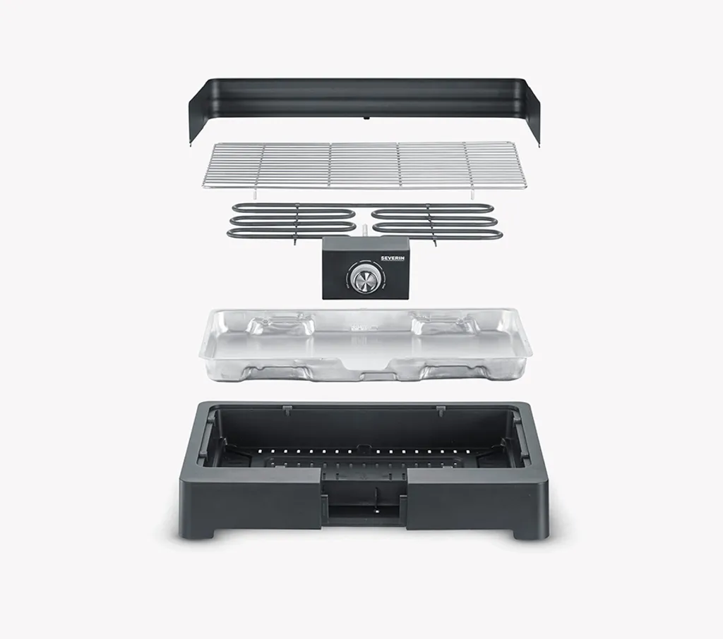 Severin PG 8565 Tischgrill Mit Grillrost 2200 Watt Indoor / Outdoor Windschutz 15 Severin PG 8565 Tischgrill Mit Grillrost 2200 Watt Indoor / Outdoor Windschutz – Bild 13