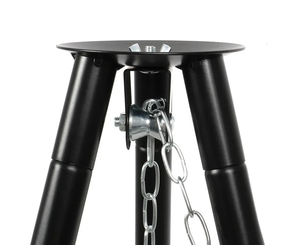 Schwenk-Grill Mit Feuerschale, Dreibein Holzkohlegrill, Höhe Ca. 150 Cm, Grillfläche Und Feuerschale Je Ø Ca. 52 Cm 8 Schwenk-Grill Mit Feuerschale, Dreibein Holzkohlegrill, Höhe Ca. 150 Cm, Grillfläche Und Feuerschale Je Ø Ca. 52 Cm – Bild 6