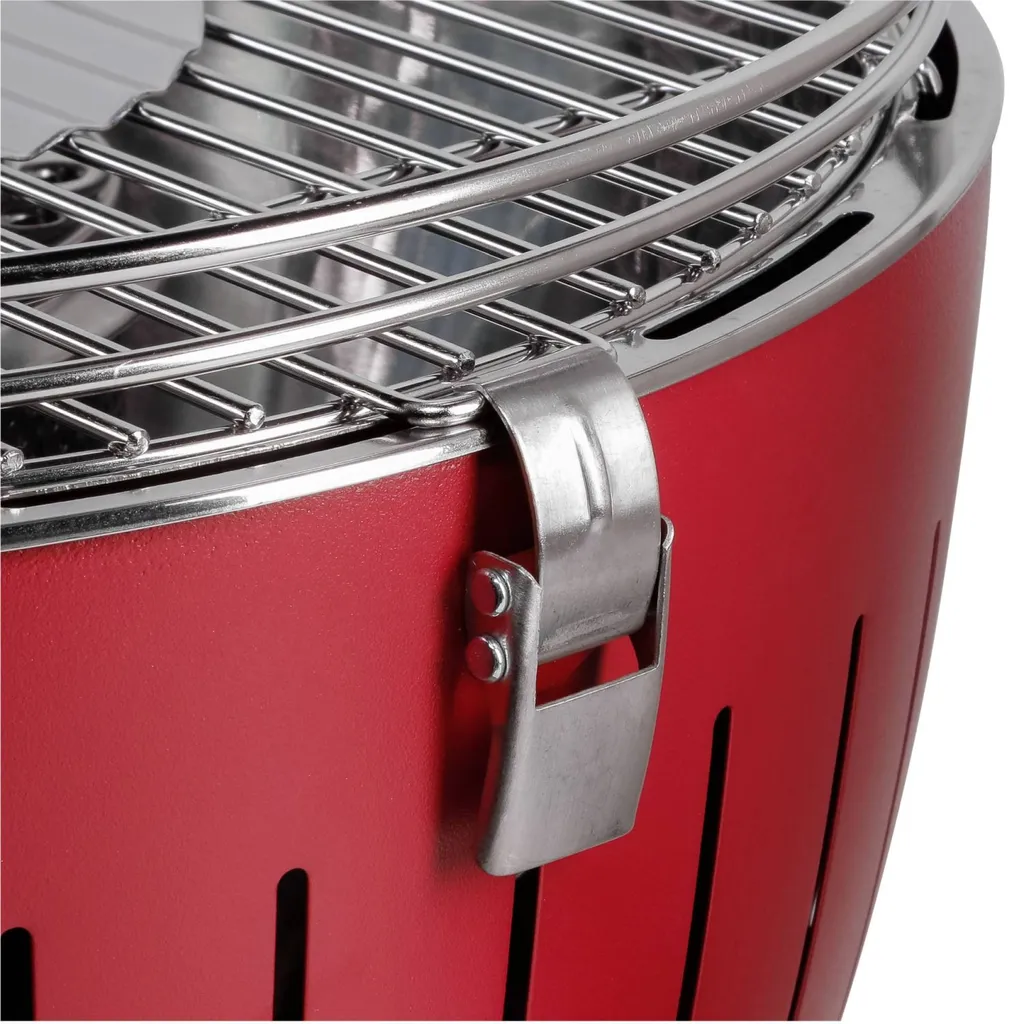 Lotusgrill G 280 Blazing Red Mod. 2019 Tischgrill Ø 28,5 Cm Kompakt Praktisch 4 Lotusgrill G 280 Blazing Red Mod. 2019 Tischgrill Ø 28,5 Cm Kompakt Praktisch – Bild 2