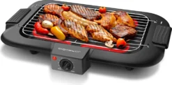 Aigostar Rauchfreier Tischgrill Barbecue Elektrogrill Elektrischer BBQ Grill 2000 Watt Antihaftbeschichtete Grillfläche 36 X 21cm, Abnehmbarer Fettauffangschale, Thermostat, Schwarz. 19 Aigostar Rauchfreier Tischgrill Barbecue Elektrogrill Elektrischer BBQ Grill 2000 Watt Antihaftbeschichtete Grillfläche 36 X 21cm, Abnehmbarer Fettauffangschale, Thermostat, Schwarz. -Tepro Verkäufe 2024 057803eedd8e9b6cd02d20efacbbe7a2
