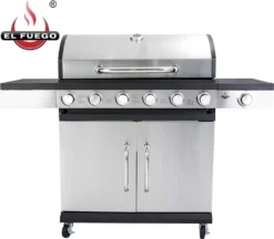 El Fuego® Edelstahl Gasgrill San Antonio 6+1 Brenner Roste Gusseisen AY5861 23 El Fuego® Edelstahl Gasgrill San Antonio 6+1 Brenner Roste Gusseisen AY5861 -Tepro Verkäufe 2024 05e4eca8012bd31bbf1886cd9ec41114