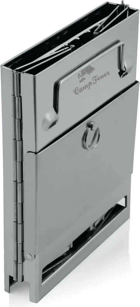 CampFeuer Edelstahl Faltgrill | 22 X 20,5 X 27 Cm | Outdoor Camping Klappgrill 6 CampFeuer Edelstahl Faltgrill | 22 X 20,5 X 27 Cm | Outdoor Camping Klappgrill – Bild 4
