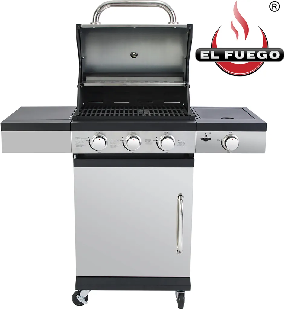 El Fuego® Gasgrill "San Antonio 3+1" 8 El Fuego® Gasgrill "San Antonio 3+1" – Bild 6