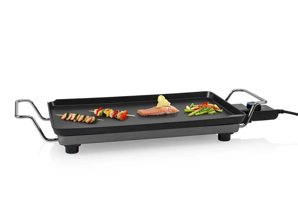 Princess Tischgrill/ Teppanyaki Grill 102300, Arbeitsfläche, Aluminium, Schwarz, Aluminium, 460 X 260 Mm, 6 Person(en) 3 Princess Tischgrill/ Teppanyaki Grill 102300, Arbeitsfläche, Aluminium, Schwarz, Aluminium, 460 X 260 Mm, 6 Person(en)