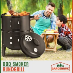 Deuba 3in1 Smoker Inkl. Thermometer Leichter Transport Räucherofen Holzkohlegrill BBQ Rundgrill Räuchertonne 24 Deuba 3in1 Smoker Inkl. Thermometer Leichter Transport Räucherofen Holzkohlegrill BBQ Rundgrill Räuchertonne -Tepro Verkäufe 2024 0bdbea6ae38a2562d09a4ac0da39a60b