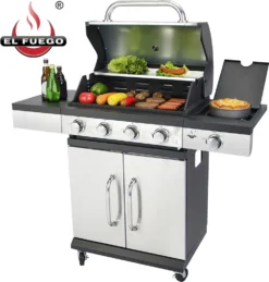 El Fuego® Gasgrill "San Antonio 4+1" -Tepro Verkäufe 2024 0d1d7824876b6177a12940e74e72175b