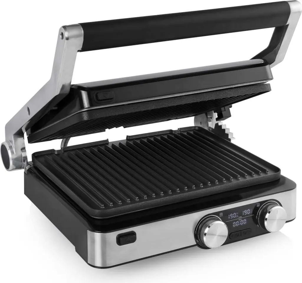 Princess Kontaktgrill Digital Master Pro 2000W Schwarz 4 Princess Kontaktgrill Digital Master Pro 2000W Schwarz – Bild 2