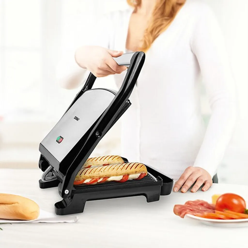 Princess Paninigrill 2000 W Schwarz Und Silbern 13 Princess Paninigrill 2000 W Schwarz Und Silbern – Bild 11