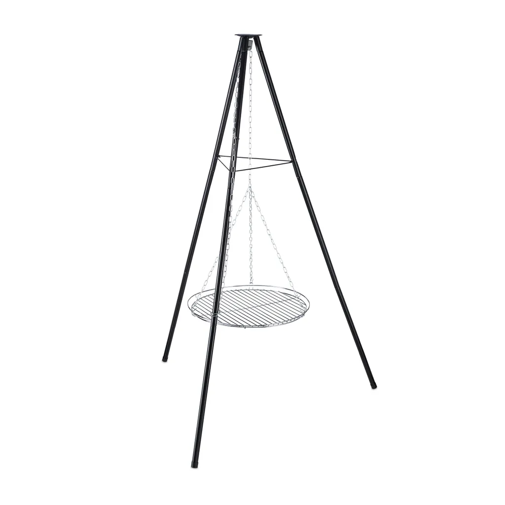 Relaxdays Schwenkgrill Mit Grillrost & Feuerschale 12 Relaxdays Schwenkgrill Mit Grillrost & Feuerschale – Bild 10