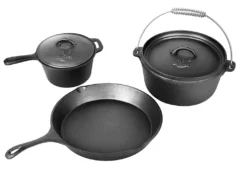 El Fuego Pfannen-Schmortopf-Set Dutch Oven Set 7-teilig, Schwarz -Tepro Verkäufe 2024 0f8e85f691e7bdc3cd408eae47d73ac0