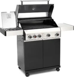 TAINO Black 4+1 Gasgrill Inkl. Zubehör Edelstahl Sear-Burner Power-Zone Keramik-Brenner BBQ Grillwagen Gusseisen Seitenkocher Piezozündung -Tepro Verkäufe 2024 0feff0f9fde66f14afc10f0d44897ff7