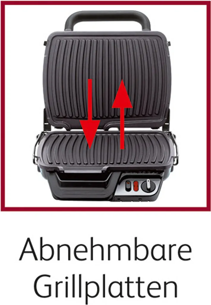 Tefal GC 3060 3in1 Kontaktgrill Schwarz / Silber 7 Tefal GC 3060 3in1 Kontaktgrill Schwarz / Silber – Bild 5