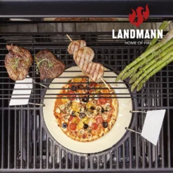 LANDMANN Gasgrill Triton 4.1 MaxX 120 Cm Schwarz Grillwagen Grill Brenner Grillstation BBQ Gas MaxX-Zone Für Maximale Hitze Emailliertem Gusseisen -Tepro Verkäufe 2024 1169a94bf56e36c072e4a70b1674fd22