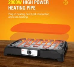 Aigostar Tischgrill Elektrisch, Barbecue Elektrogrill 2000W, 41 X 24 Cm Grillfläche, Smokeless Elektrischer Grill, BBQ Grill Für Balkon Indoor Party, Schwarz 13 Aigostar Tischgrill Elektrisch, Barbecue Elektrogrill 2000W, 41 X 24 Cm Grillfläche, Smokeless Elektrischer Grill, BBQ Grill Für Balkon Indoor Party, Schwarz -Tepro Verkäufe 2024 16006eea95e686c1750feb6a6d6389cf