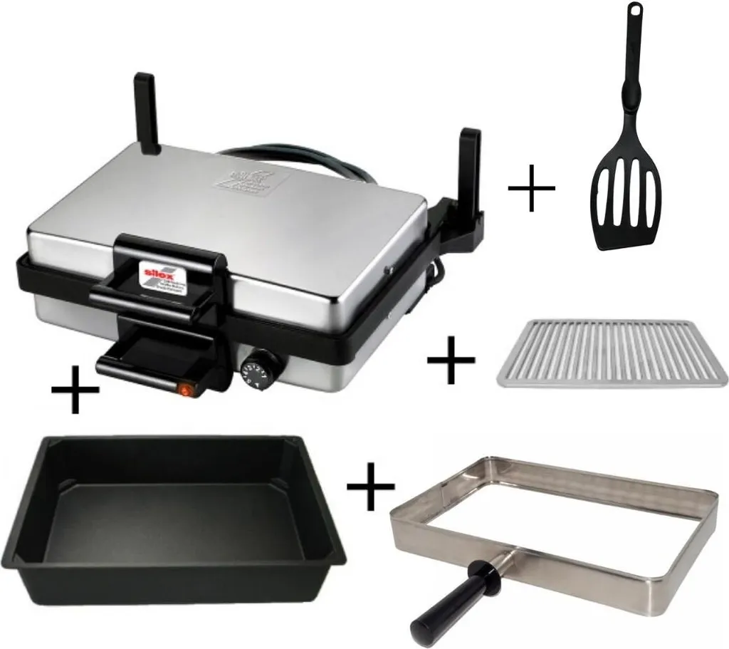 Silex Multigrill Kontaktgrill Superset (Kasserolle+Zwischenbaurahmen+Grillrost+Pfannenwender) 3 Silex Multigrill Kontaktgrill Superset (Kasserolle+Zwischenbaurahmen+Grillrost+Pfannenwender)