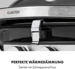 Klarstein Parforce Duo Gasgrill BBQ-Gasgrill Mit 4,4kW - 2 Brenner, Bis 300 °C, Gastyp: Butan/Propan, Edelstahl, 15000 BTU, Elektrische Zündung, 50 X 39 Cm Große Grillfläche, Deckel, Schwarz 20 Klarstein Parforce Duo Gasgrill BBQ-Gasgrill Mit 4,4kW - 2 Brenner, Bis 300 °C, Gastyp: Butan/Propan, Edelstahl, 15000 BTU, Elektrische Zündung, 50 X 39 Cm Große Grillfläche, Deckel, Schwarz -Tepro Verkäufe 2024 17b1a818a4166875d794dd700fb0f814