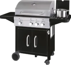 ProfiCook® Gasgrill 3 Brenner + 1 Seitenbrenner, Gas Grill Inkl. Gusseisen-Roste, Gasdruckminderer Und Schlauch, Für 5kg Gasflasche, Gasgrill Mit Kochplatte Und Temperaturanzeige , PC GG 1219 -Tepro Verkäufe 2024 1800a954a274c86df18d2f015ca9ce99