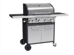 Tepro Edelstahl Gasgrill "Rosedale" 4 + 1-Brenner Mit Seitenkocher