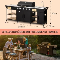 Klarstein Gasgrill Für Camping Balkon Garten, Grill Mit 6 Brenner, 20400W Edelstahl-Gasgrill, Outdoor Gasgrill Mit Seitenbrenner, Gas Grill Kombigrill Für Propan/Butan, Gasgrills Mit Grillabdeckung 15 Klarstein Gasgrill Für Camping Balkon Garten, Grill Mit 6 Brenner, 20400W Edelstahl-Gasgrill, Outdoor Gasgrill Mit Seitenbrenner, Gas Grill Kombigrill Für Propan/Butan, Gasgrills Mit Grillabdeckung -Tepro Verkäufe 2024 1abfa107e646fffc1a1f354d78c26cde