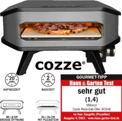 COZZE® 90348 Pizza-Gas-Ofen Profi Bis 400° Grad Mit 34x34 Cm Pizzastein - Tragbarer Pizzaofen Steinofen-Pizza Für Terrasse, Balkon Garten Camping 19 COZZE® 90348 Pizza-Gas-Ofen Profi Bis 400° Grad Mit 34x34 Cm Pizzastein - Tragbarer Pizzaofen Steinofen-Pizza Für Terrasse, Balkon Garten Camping -Tepro Verkäufe 2024 1ad3975690a210a9d2ab1e3238c9b798