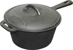 Jim Beam Pfannen-Schmortopf-Set Gusseisernes Koch-Set Dutch Oven Set 9-teilig. In Holztruhe -Tepro Verkäufe 2024 1b86b22df2564bad6db8cba2ca9f3987