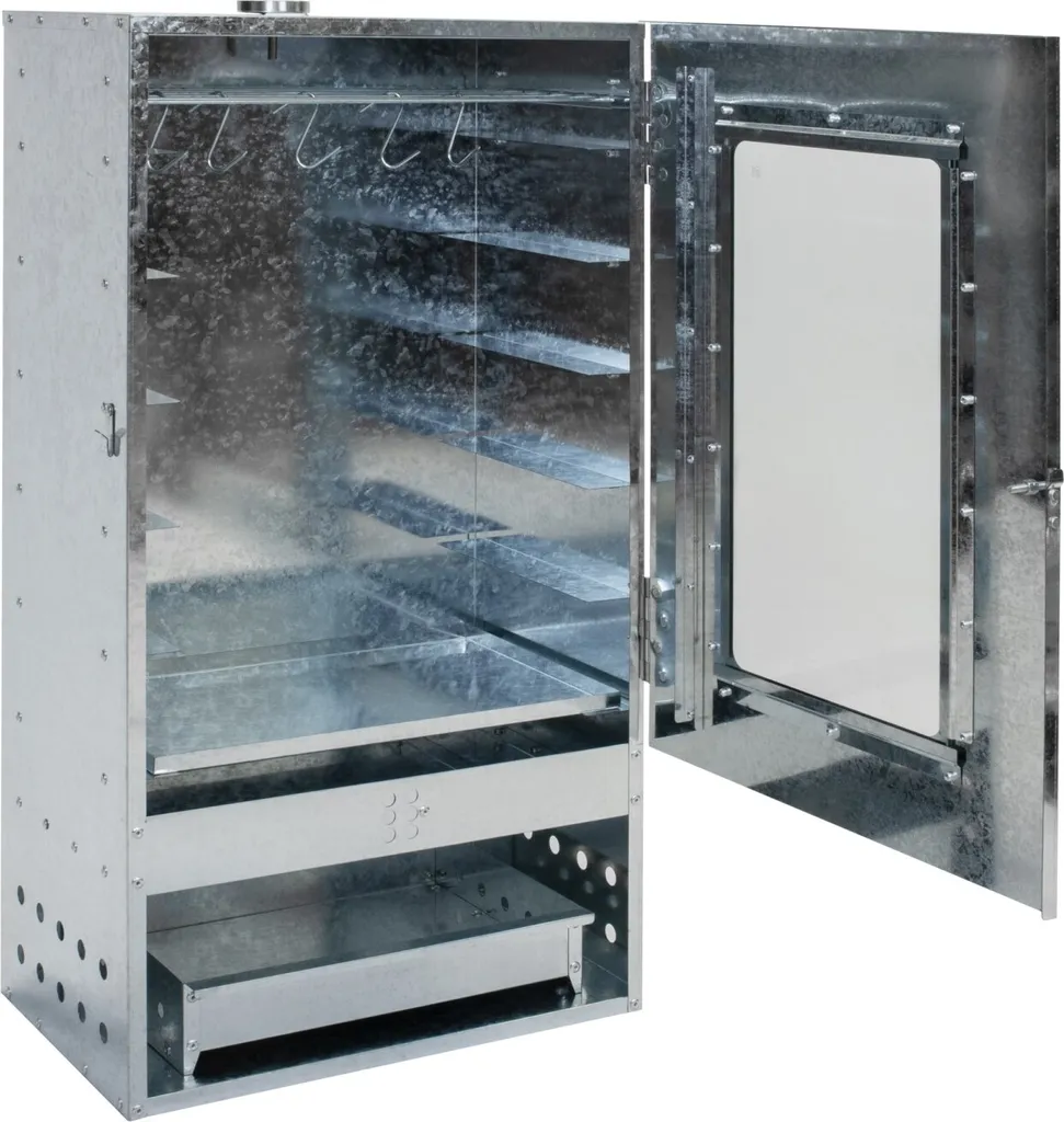 Eversmoke Räucherofenset Magnum Power Pro Mit Scheibe Inkl. 5,5kW Brenner, Thermometer, Mehl & Lake, 46x28x86cm - 1Stück 5 Eversmoke Räucherofenset Magnum Power Pro Mit Scheibe Inkl. 5,5kW Brenner, Thermometer, Mehl & Lake, 46x28x86cm - 1Stück – Bild 3