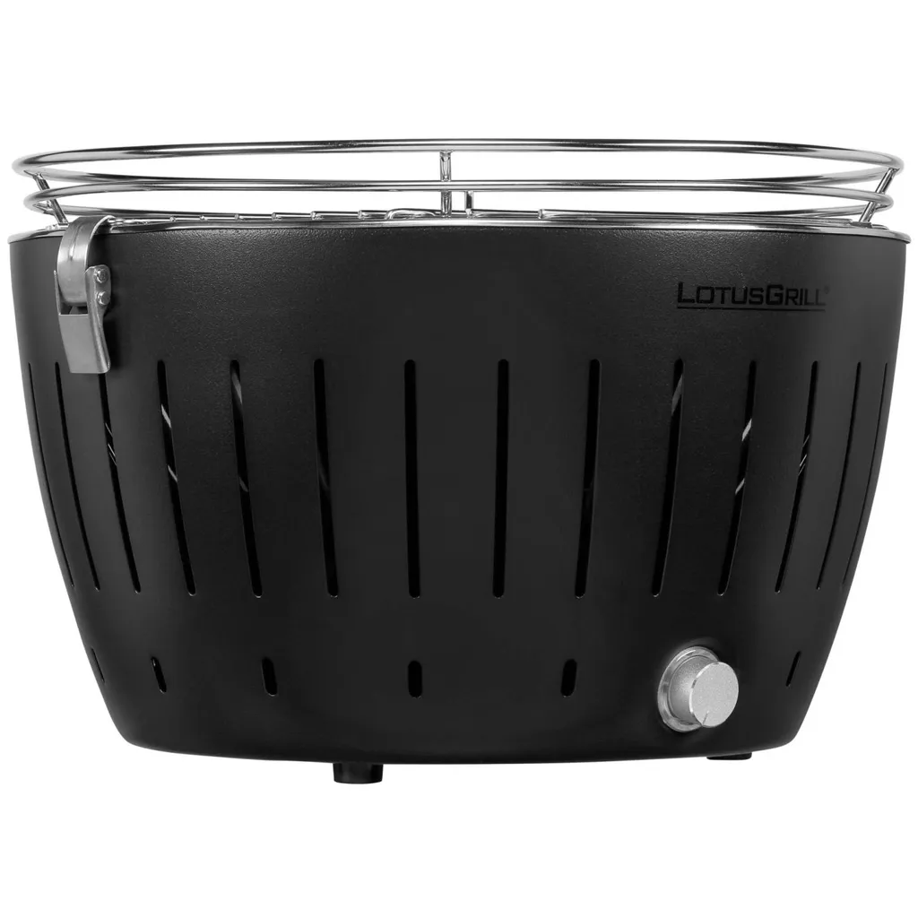 LotusGrill G-34 U Holzkohlegrill Anthrazit 4 LotusGrill G-34 U Holzkohlegrill Anthrazit – Bild 2