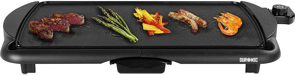 Duronic GP20 Tischgrill |Elektrogrill | Grillplatte | 52 X 27 Cm Grillfläche | 2000 Watt | Antihaftbeschichtung | Thermostat | Elektrisch| Abnehmbarer Auffangbehälter | Kochen Ohne Fett 3 Duronic GP20 Tischgrill |Elektrogrill | Grillplatte | 52 X 27 Cm Grillfläche | 2000 Watt | Antihaftbeschichtung | Thermostat | Elektrisch| Abnehmbarer Auffangbehälter | Kochen Ohne Fett