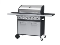 Tepro Edelstahl Gasgrill "Rosedale" 6 + 1-Brenner Mit Seitenkocher