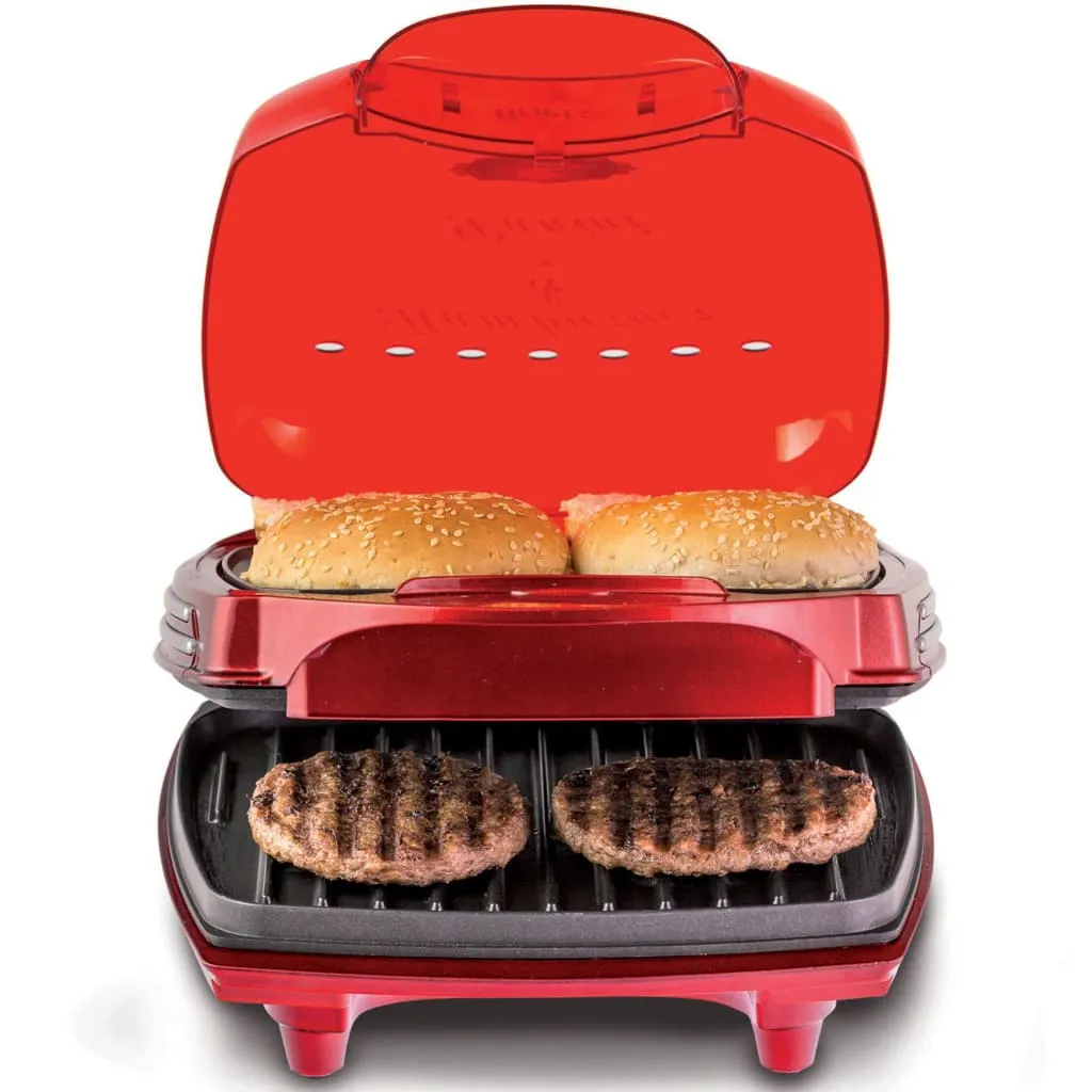 Ariete Party Time Hamburger Maker, Rot 8 Ariete Party Time Hamburger Maker, Rot – Bild 6
