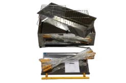 Walexo Familien Grill Mangal Inkl. 14 Spieße Aus Edelstahl Mit Klappbaren Füßen Schaschlik Und BBQ Kohlegrill Säulengrill Standgrill -Tepro Verkäufe 2024 2446d44cd51c40e7985d4654bad6c35e