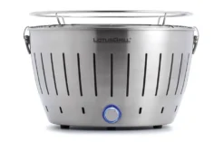 LotusGrill Starter-Set Classic 1x Grill Edelstahl Mit USB-Anschluß, 1x Buchenholzkohle 2,5 Kg, 1x Brennpaste 200ml, 1x Würstchenzange (Farbe Nach Vorrat), 1x Transport-Tragetasche - Der Raucharme Holzkohlegrill -Tepro Verkäufe 2024 2455e3d0a5ccb2777e9cddd42c8458df