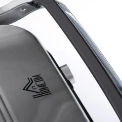 HOMCOM Kontaktgrill 95° Aufklappbar Optigrill Intelligente Zeitkontrolle Multi-Funktionen 2100 W Tischgrill 8 Modi 220-240V/50Hz Alu+Stahl Silber+Schwarz 38 X 33 X 20 Cm -Tepro Verkäufe 2024 245a6c8c0b6a8afd89c72566d704e855