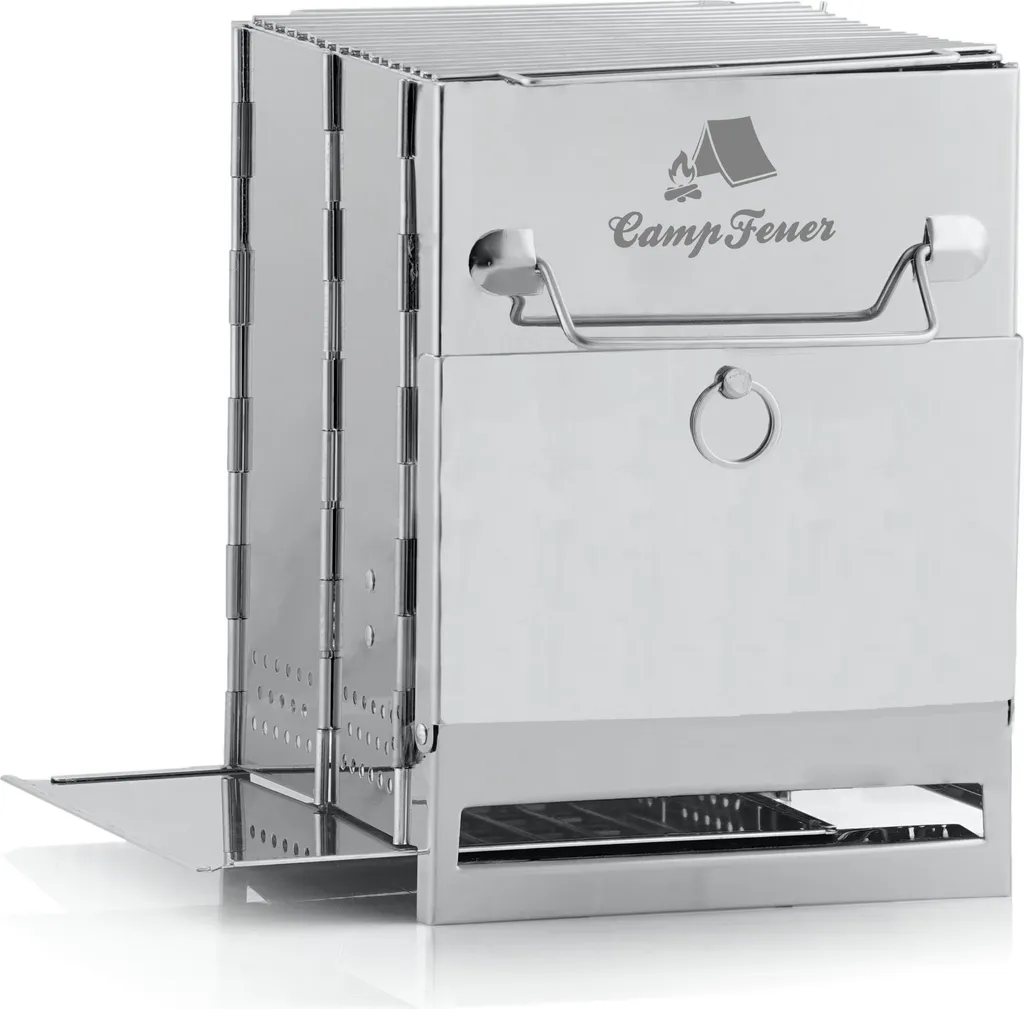 CampFeuer Edelstahl Faltgrill | 22 X 20,5 X 27 Cm | Outdoor Camping Klappgrill 8 CampFeuer Edelstahl Faltgrill | 22 X 20,5 X 27 Cm | Outdoor Camping Klappgrill – Bild 6
