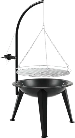 BBQ-Toro Schwenkgrill Mit Grillrost Ø 55 Cm | Holzkohlegrill, Feuerschale