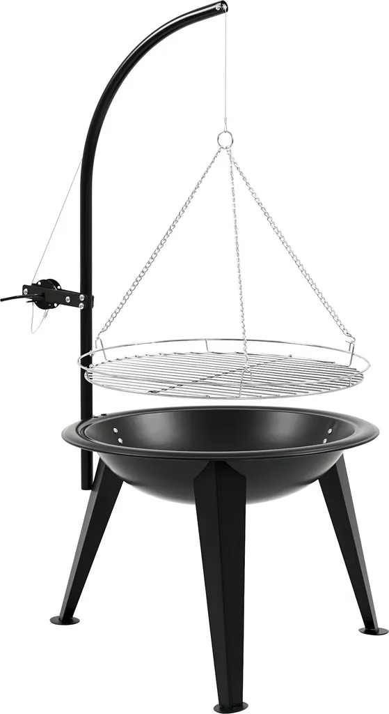 BBQ-Toro Schwenkgrill Mit Grillrost Ø 55 Cm | Holzkohlegrill, Feuerschale 3 BBQ-Toro Schwenkgrill Mit Grillrost Ø 55 Cm | Holzkohlegrill, Feuerschale