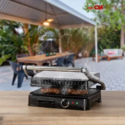Clatronic KG 3487 Kontaktgrill Für Beidseitiges, Fettfreies Grillen, Antihaftbeschichtete Grillplatten, Edelstahlgehäuse, Silber 12 Clatronic KG 3487 Kontaktgrill Für Beidseitiges, Fettfreies Grillen, Antihaftbeschichtete Grillplatten, Edelstahlgehäuse, Silber -Tepro Verkäufe 2024 24b3e7d3a4073378495ea142d42c4e0f