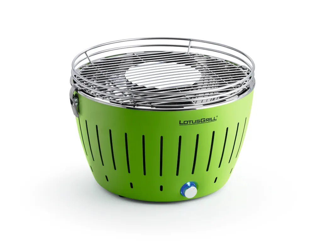 LotusGril Classic Limettengrün G340 Holzkohlegrill Tischgrill Raucharm USB-Anschluß 4 LotusGril Classic Limettengrün G340 Holzkohlegrill Tischgrill Raucharm USB-Anschluß – Bild 2