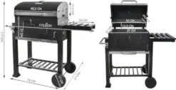 Holzkohle Grillwagen Gartengrill BBQ Holzkohlegrill Barbecue Grill 5011 -Tepro Verkäufe 2024 2645a6e6652575b8f6775fc38964f21e