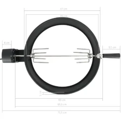 VidaXL BBQ Rotisserie Ring Set 47 Cm Schwarz 11 VidaXL BBQ Rotisserie Ring Set 47 Cm Schwarz -Tepro Verkäufe 2024 26c18dd5239bae9f71e339edde468220