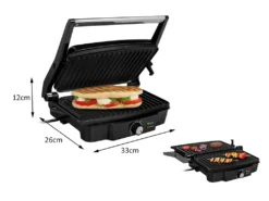 Tristar Kontaktgrill 1500 W 27,8 X 17 Cm Schwarz -Tepro Verkäufe 2024 28cc25e94fb167413f4d5e1fcb95119d