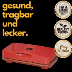 Starlyf® No Fat Grill - Kompaktgrill Mini Grill Für Die Küche, Low Fat, Kein Fett Oder Öl, Ohne Fett Oder Öl, Gesund Grillen, Kontaktgrill, Elektrogrill, - 1000W, PFOA-FREI, Aus Der TV Werbung 19 Starlyf® No Fat Grill - Kompaktgrill Mini Grill Für Die Küche, Low Fat, Kein Fett Oder Öl, Ohne Fett Oder Öl, Gesund Grillen, Kontaktgrill, Elektrogrill, - 1000W, PFOA-FREI, Aus Der TV Werbung -Tepro Verkäufe 2024 2947c14b5bf17089e807b9af200e97a3