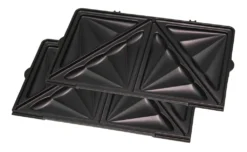 2x Unold 4835640 Sandwich-Platten Für 48356 ONYX Mulit 3in1 Kontaktgrill