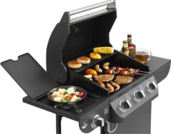 El Fuego Gasgrill / Grillwagen Columbus 3 Brenner +1 Grill 56x41cm -Tepro Verkäufe 2024 2b445b7716b69731b8b1b63b3fd43610