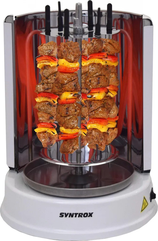 Syntrox Gyrosgrill Chef Grill RO-1400W-W Dönergrill Weiß 5 Syntrox Gyrosgrill Chef Grill RO-1400W-W Dönergrill Weiß – Bild 3