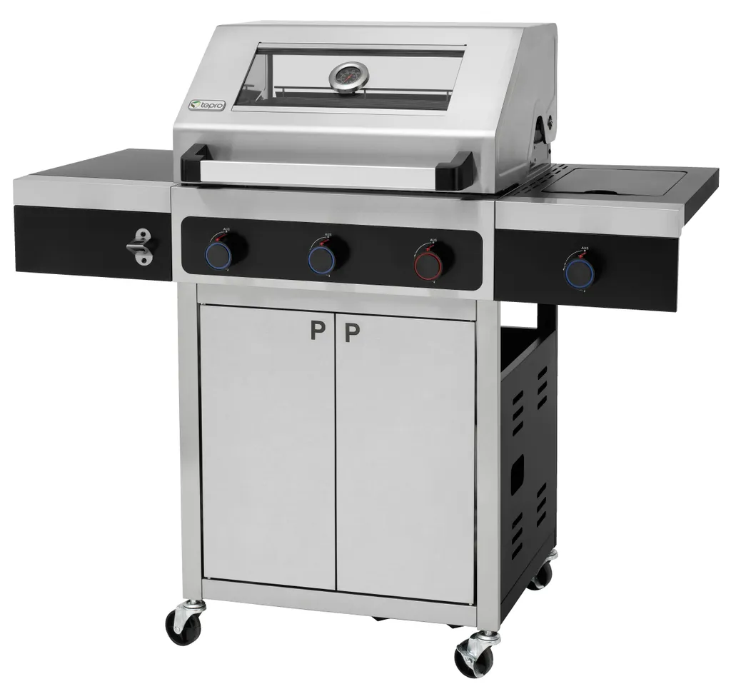 Tepro Edelstahl Gasgrill Keansburg 3 Special Edition, 3-Brenner Inkl. Powerzone Und Seitenbrenner 9 Tepro Edelstahl Gasgrill Keansburg 3 Special Edition, 3-Brenner Inkl. Powerzone Und Seitenbrenner – Bild 7