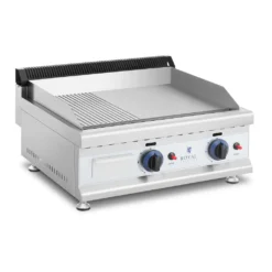 Gasgrill 2 X 3100 W Profi Gasbräter Glatt Geriffelt 60 X 40 Cm Propan Butan