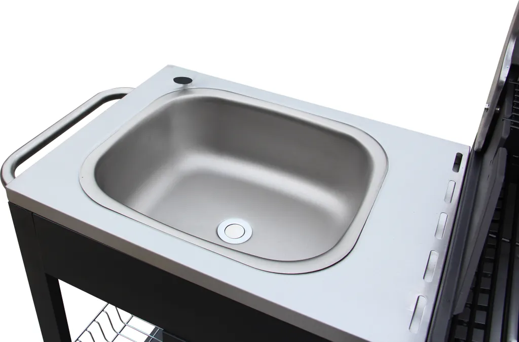 Tepro Gasgrill-Küche Outdoorküche "Petersburg" Mit Waschbecken Und Seitenkocher, 4 + 1 Brenner 10 Tepro Gasgrill-Küche Outdoorküche "Petersburg" Mit Waschbecken Und Seitenkocher, 4 + 1 Brenner – Bild 8