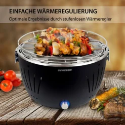 Raucharmer Holzkohlegrill Tischgrill Barbecue Mit Tasche Schwarz Rund "" 27 Raucharmer Holzkohlegrill Tischgrill Barbecue Mit Tasche Schwarz Rund "" -Tepro Verkäufe 2024 2f7dbd2f5e03519f824c74ec54b96af0