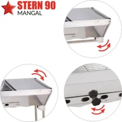OLYMP Schaschlik Mangal Edelstahl Stern90 + Grillrost Grill Extralang -Tepro Verkäufe 2024 2ffa67fc013b3bb828ee77d2516a8e71